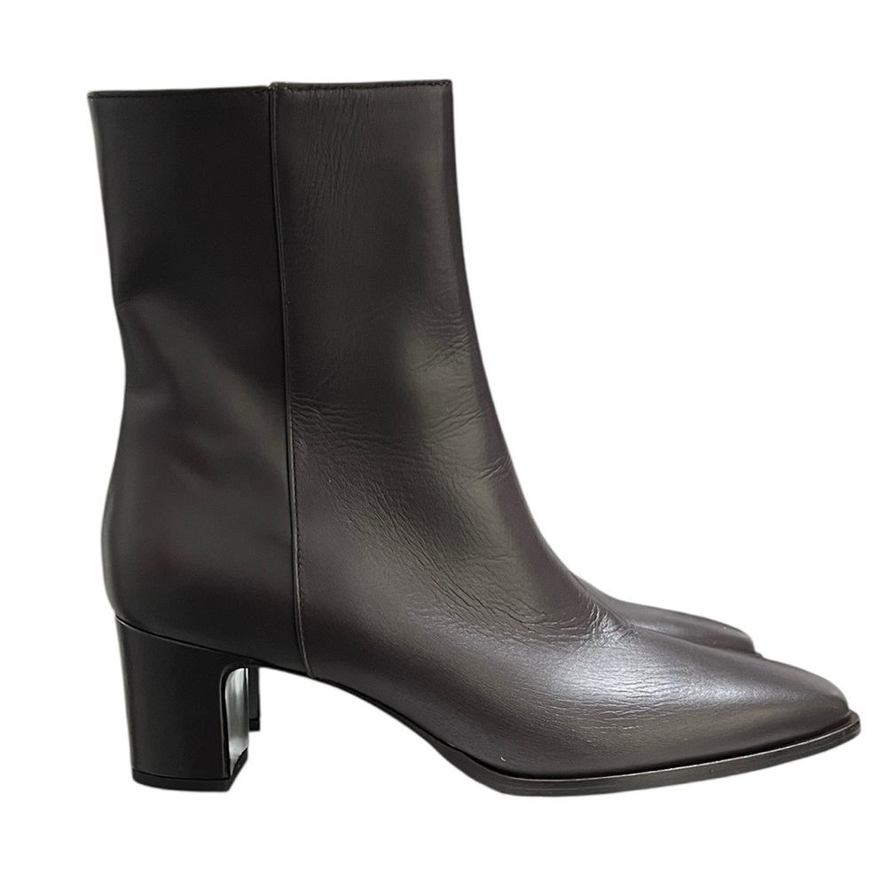 Jenni Kayne Leather Bobby Boots in Chocolate Size 40 - Picture 2 of 10